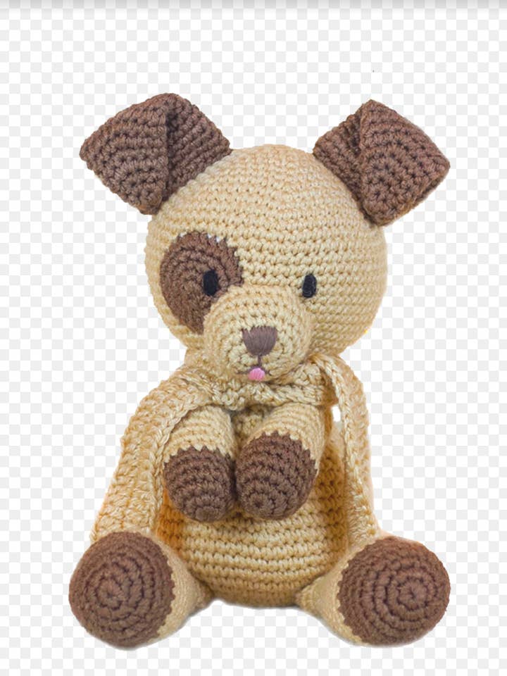 Knit Puppy Dog Doll for wholesale by Silk Road Bazaar