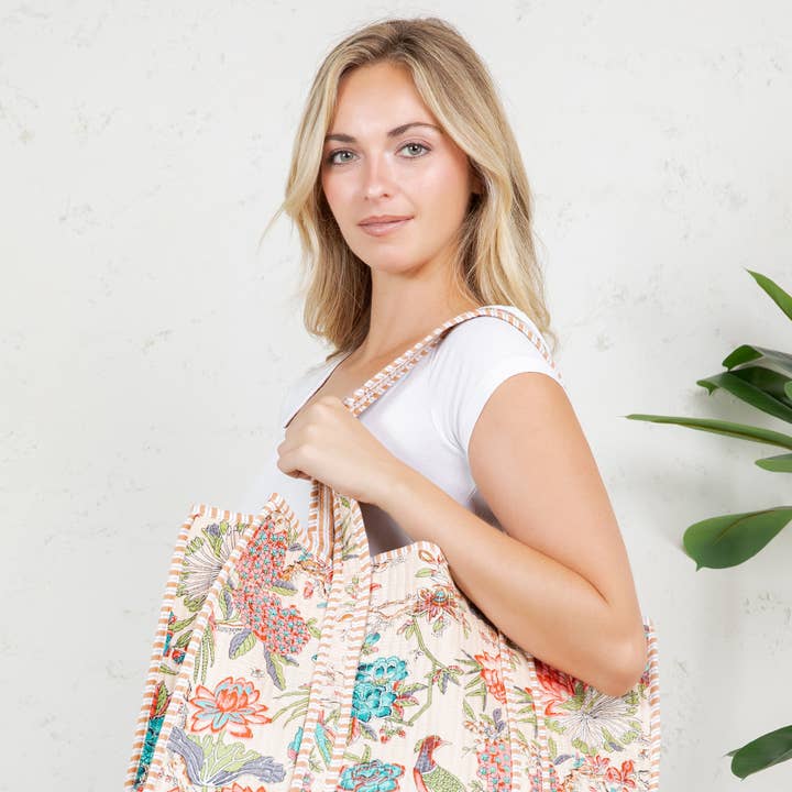 LA Soul - Wholesale Tote Bag - Women's - Reversible Quilted Tote Bag0