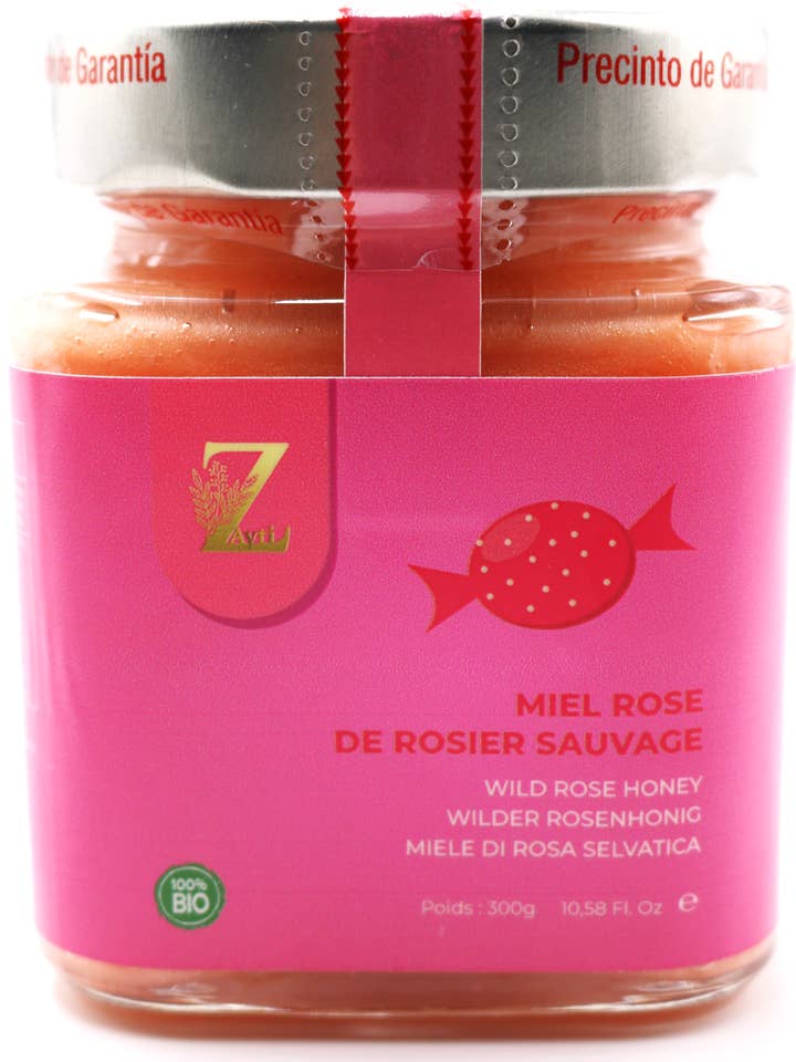 Wild Rosehip Honey from Russia 100% natural - jar of for wholesale by Zayti L.T.D.M