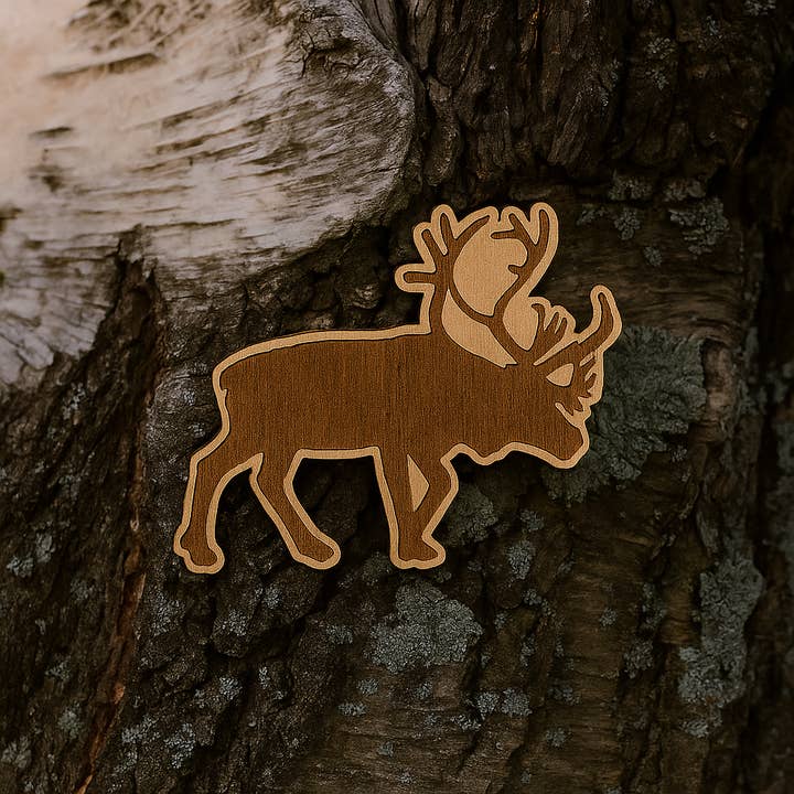 Pin de alce 35 x 31 mm para venta al por mayor de Arthousefern