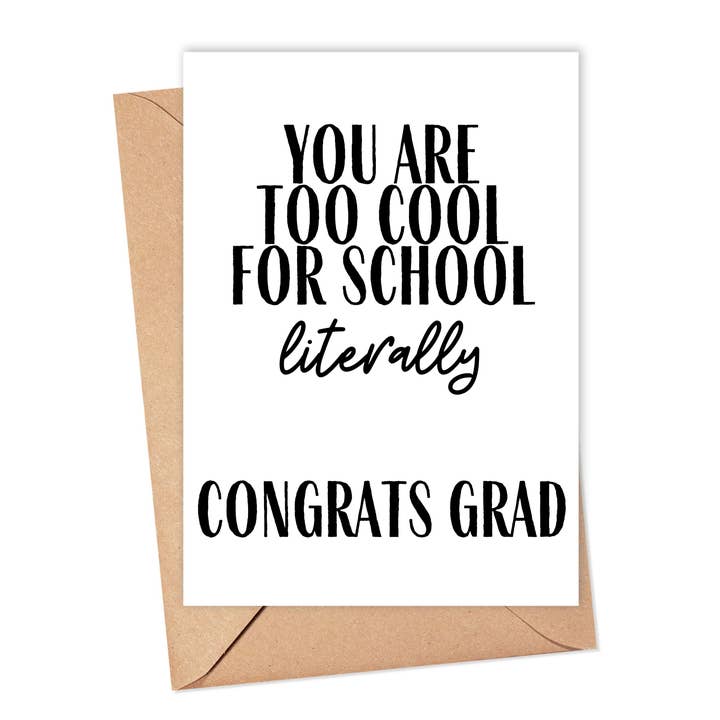 R is for Robo - Wholesale Graduation Card - Funny Graduation Card Congratulations Grad Greeting Cards