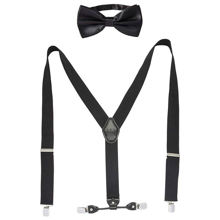 Massi Morino - Wholesale Suspenders - Men's - Braces with bow tie | Set for men4