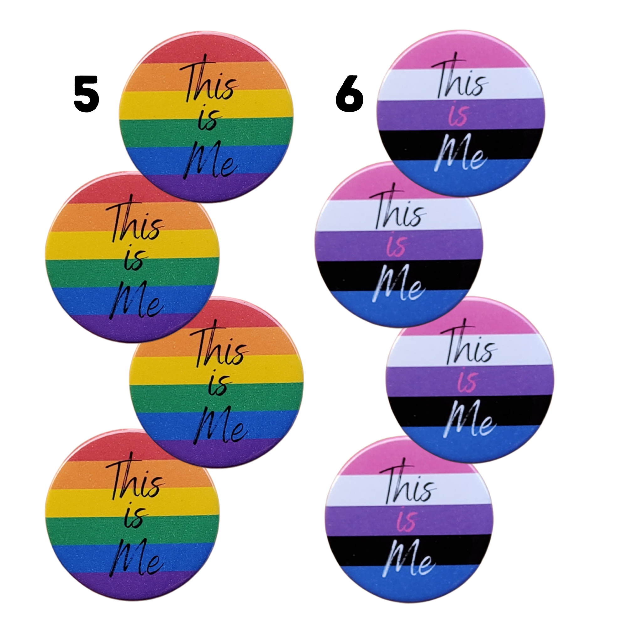 sent with Pride – wholesale Lapel pin/button – This is Me Badges Pride Pin Badges Lgbtq flag badges3