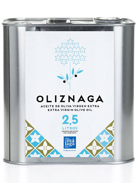 OLIVES AND OLIZNAGA CAN 2.5 for wholesale by Almazara Terraverne
