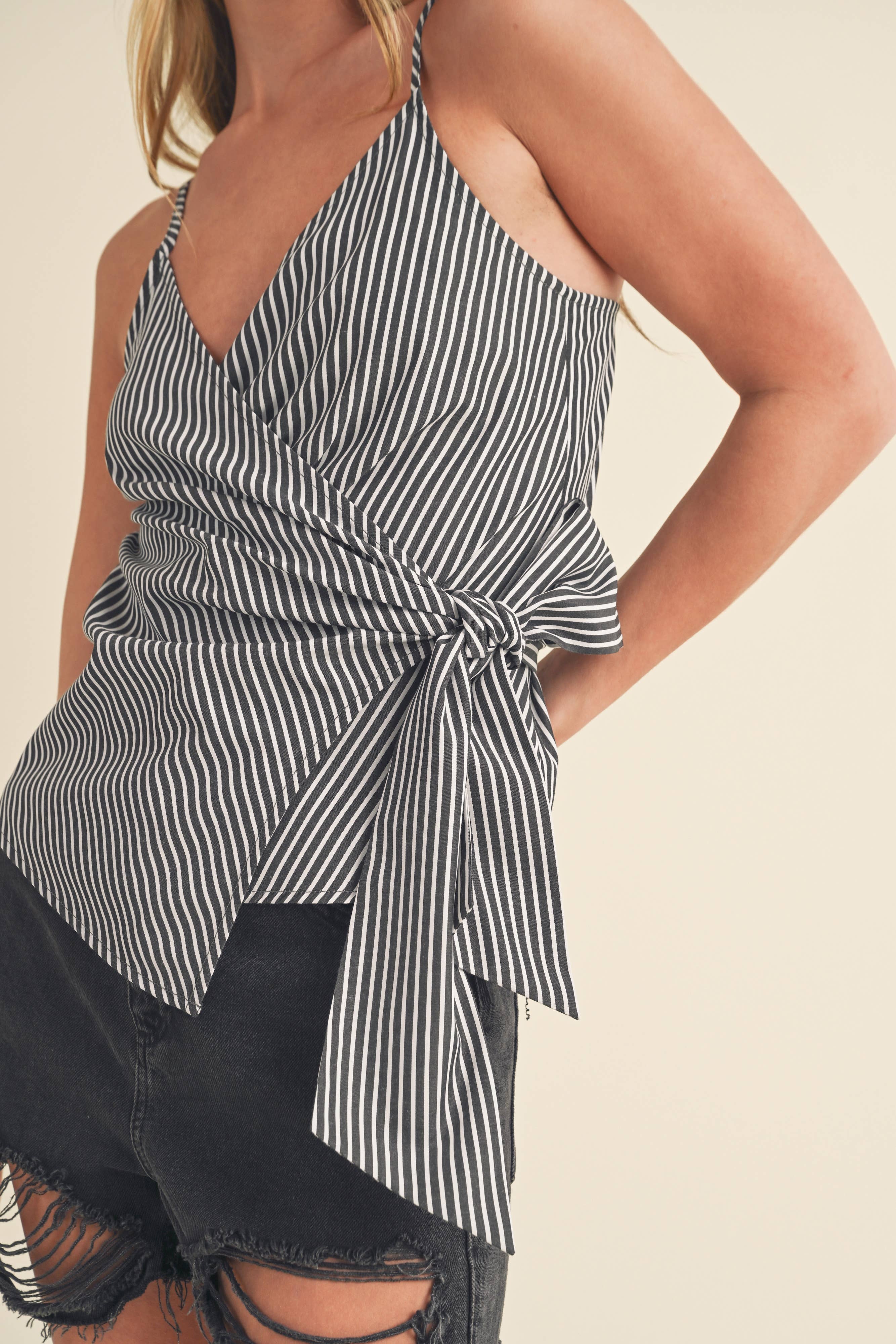 AEMI + CO - Wholesale Blouse - Women's - 8237BD Salley Wrap Top5