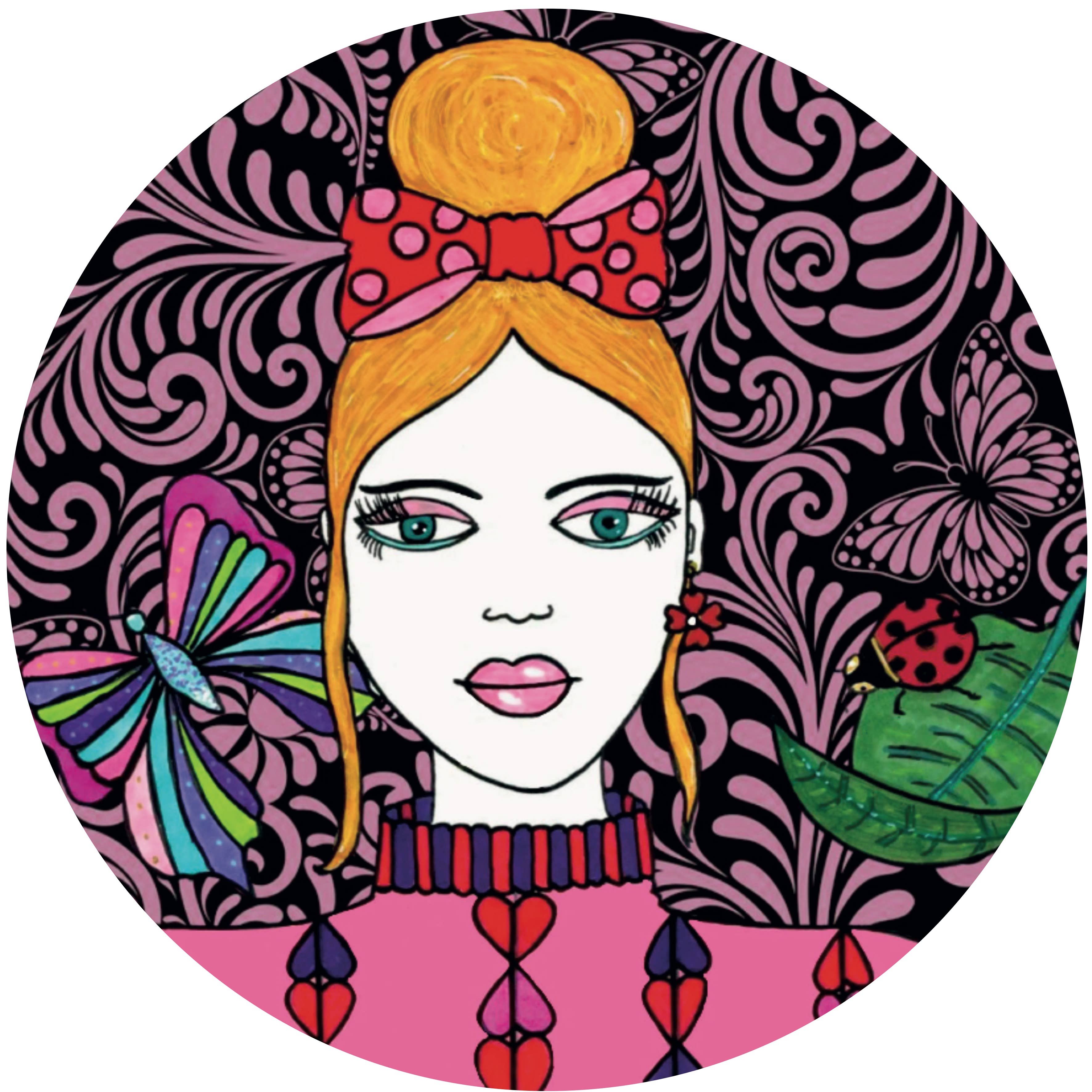 FunkyAdi - Wholesale Compact Mirror - Women Printed Pocket Mirrors5