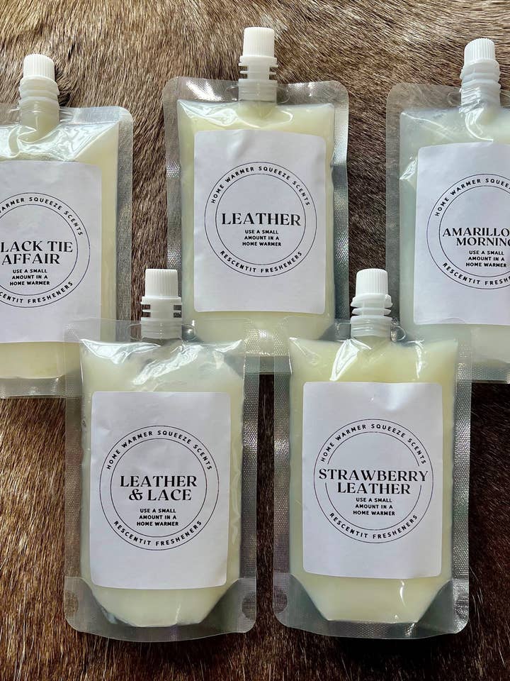 SACHET 600-RESCENTIT SQUEEZE SCENTS 6 oz pour la vente par reSCENTit ~ Red Dirt Leather