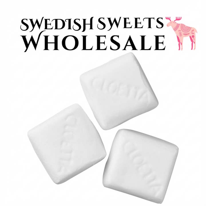 Swedish Candy - Sockerbitar Vanilla 1.81 lbs Resealable Bag for wholesale by Swedish Sweets Wholesale LLC - Swedish Candy
