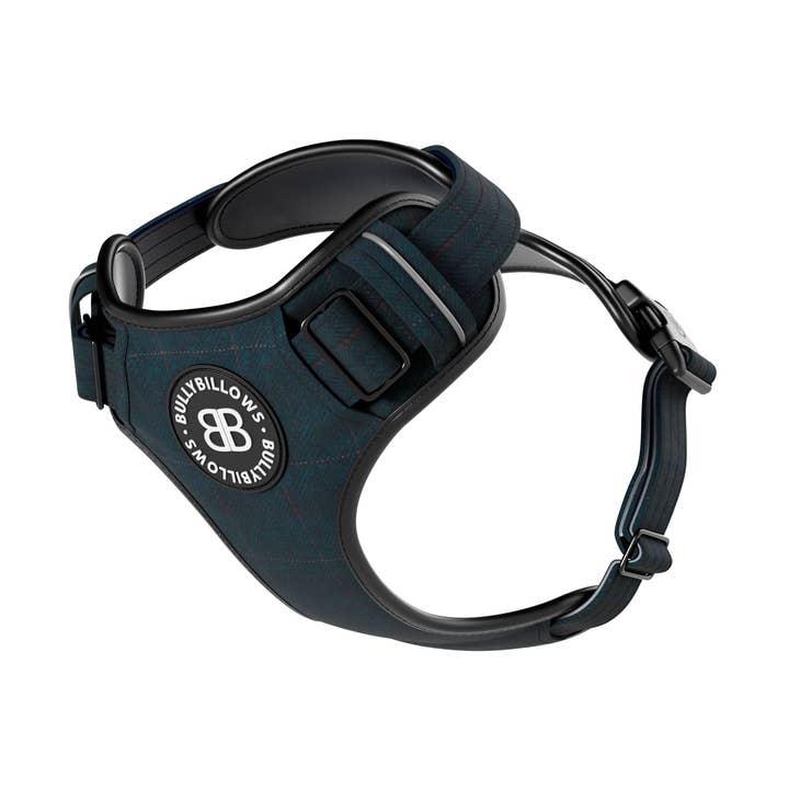 Premium Comfort Tweed Harness Non Restrictive Adjustable #3 for wholesale by BullyBillows Ltd