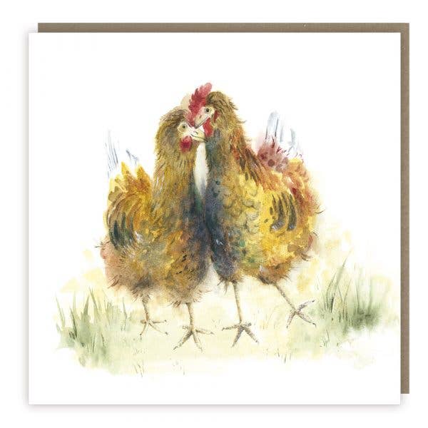 Love Country - Wholesale Everyday Greeting Card - Girls of a Feather Greeting Card (Pack of 6)