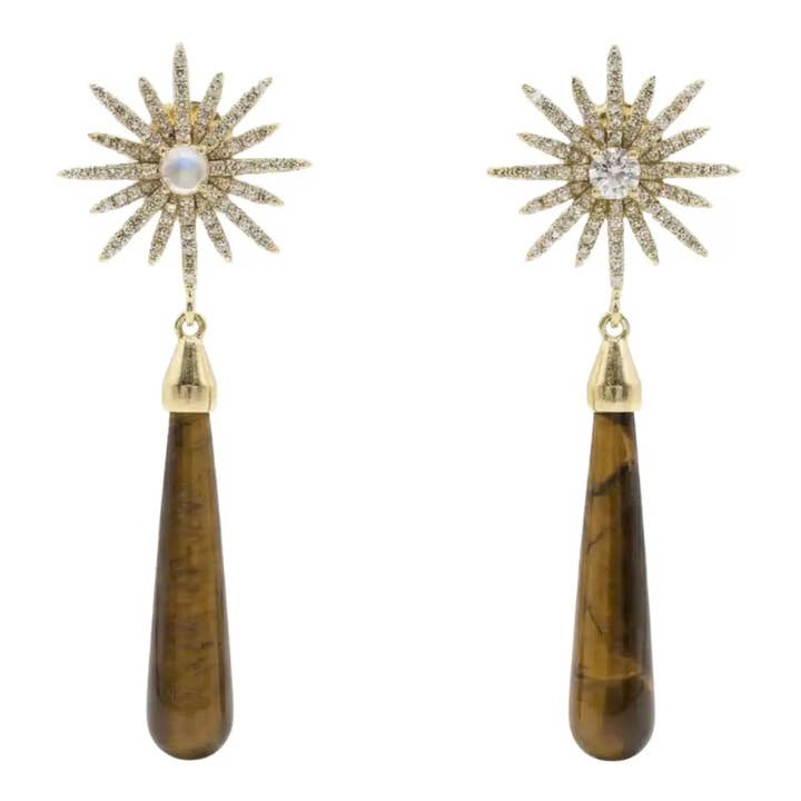 Orecchini Stella Andalusa M Ed. Limitata Marrone per la vendita all'ingrosso da parte di ACUS