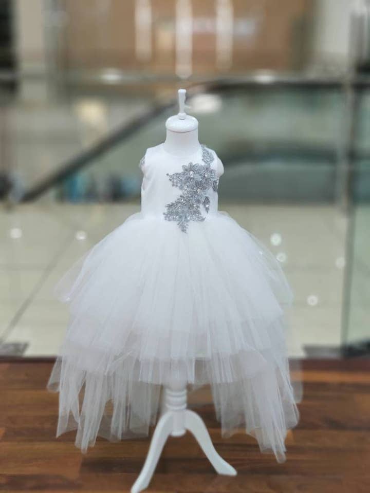 Silver Elegance Dress for wholesale by Tiny Glamour