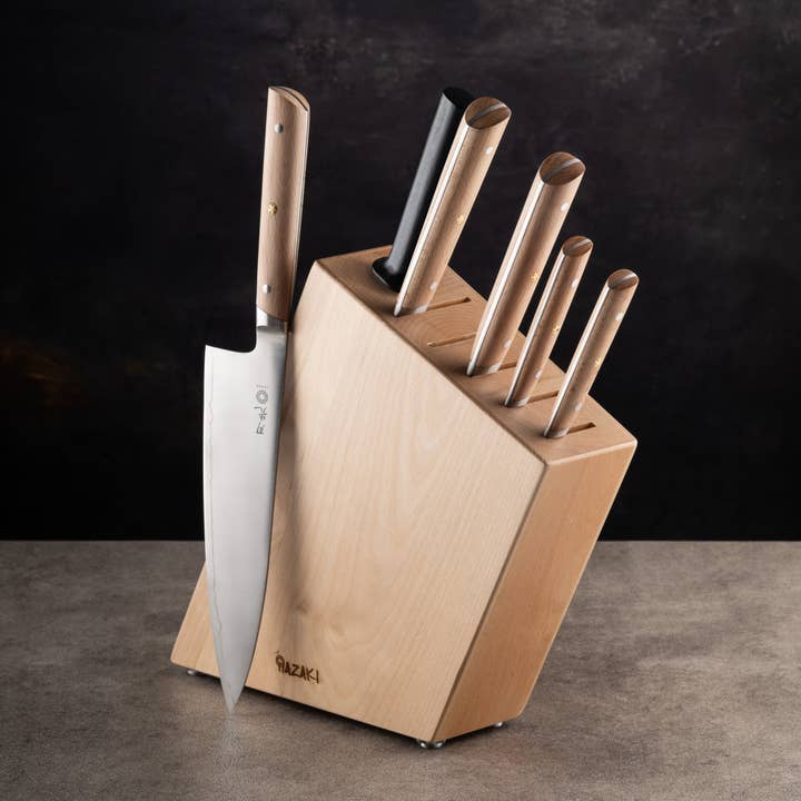Knife Block - Birch for wholesale by Hazaki
