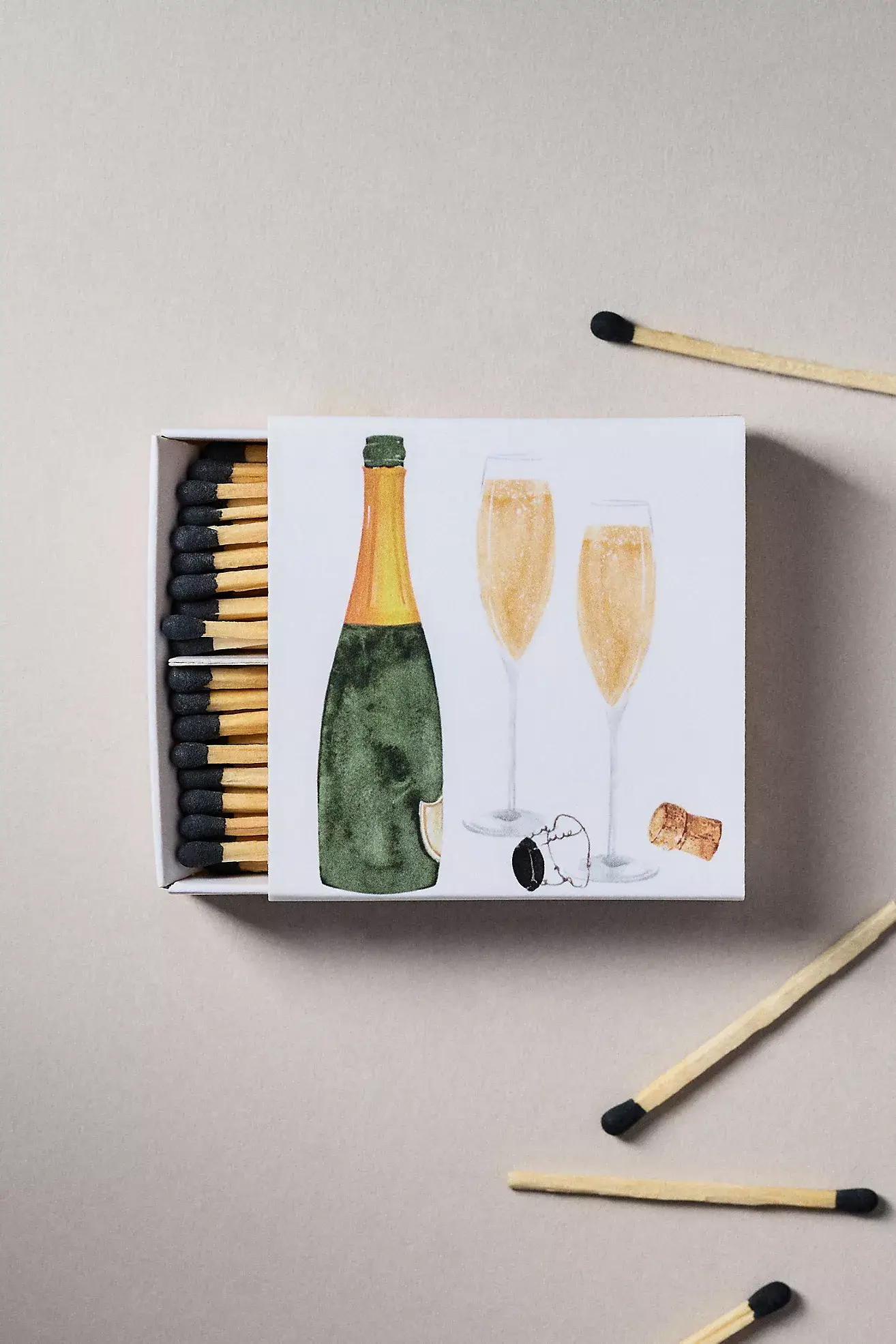 Abigail Jayne Design - Wholesale Matches - Champagne Matches | Celebration Birthday Candle Matches1