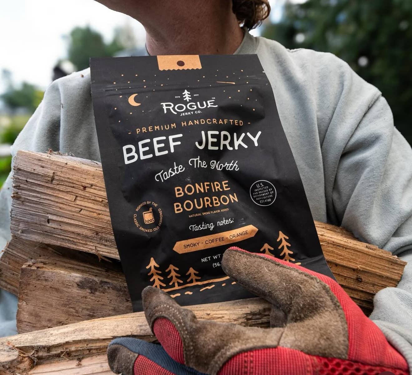 Rogue Jerky Co. - Wholesale Jerky - Bonfire Bourbon Beef Jerky3