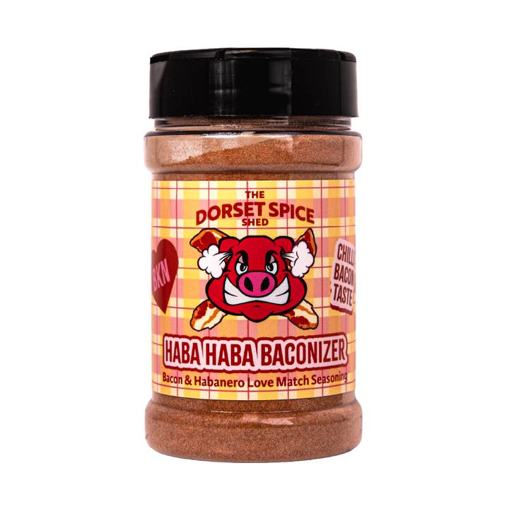 The Dorset Spice Shed Baconizer Haba Haba Smokey Bacon Dust with a Chilli Kick for wholesale by 2Guys