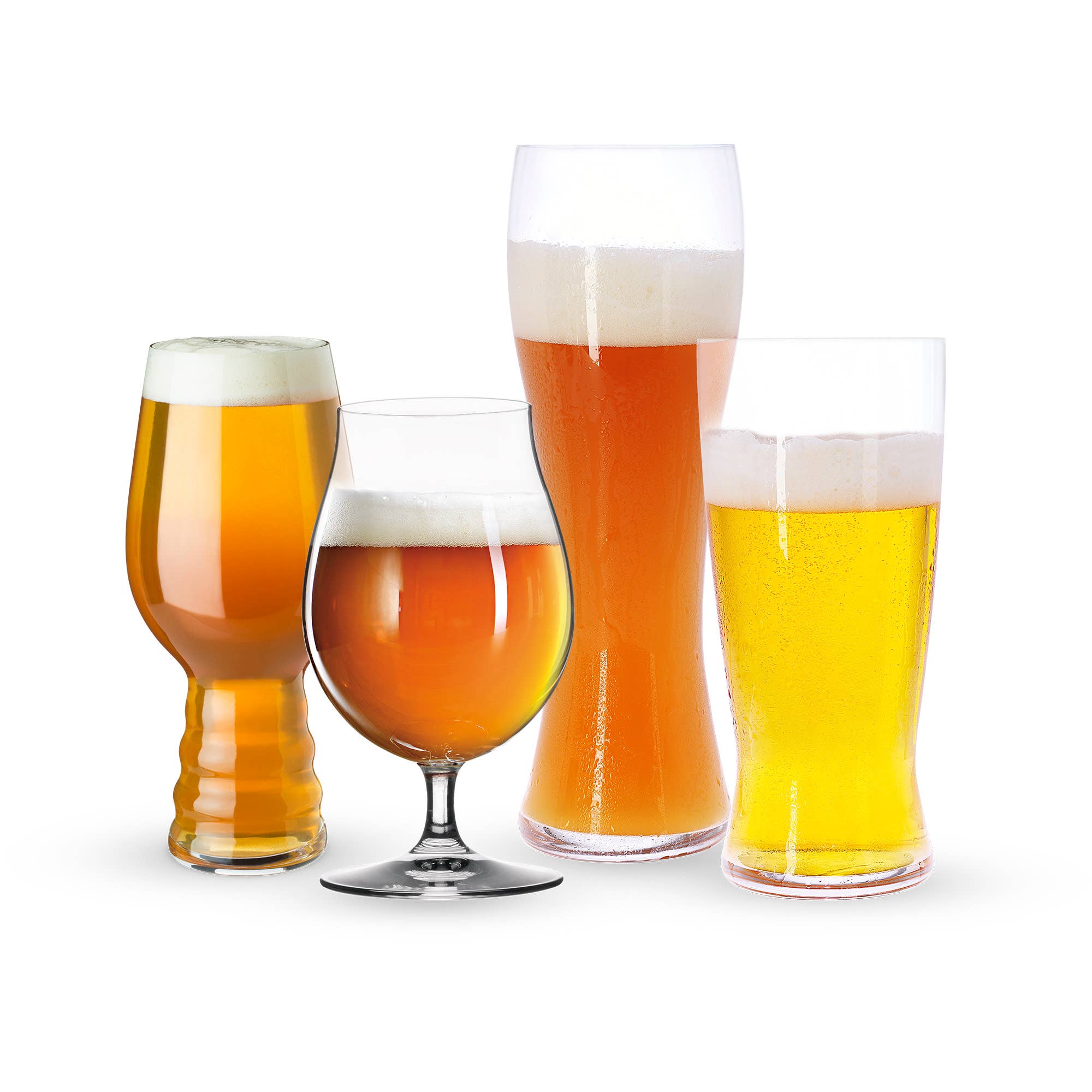 Spiegelau - Wholesale Beer Glass/Mug - Beer Classics Crystal Beer Glasses Tasting Kit Set of 4