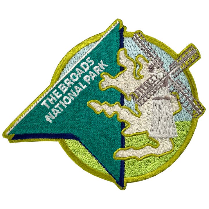 The Broads National Park Sew On Patch for wholesale by Pawprint Family