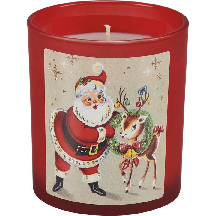 Primitives by Kathy - Wholesale Jar/Filled Candle - Santa's Reindeer Candle Set