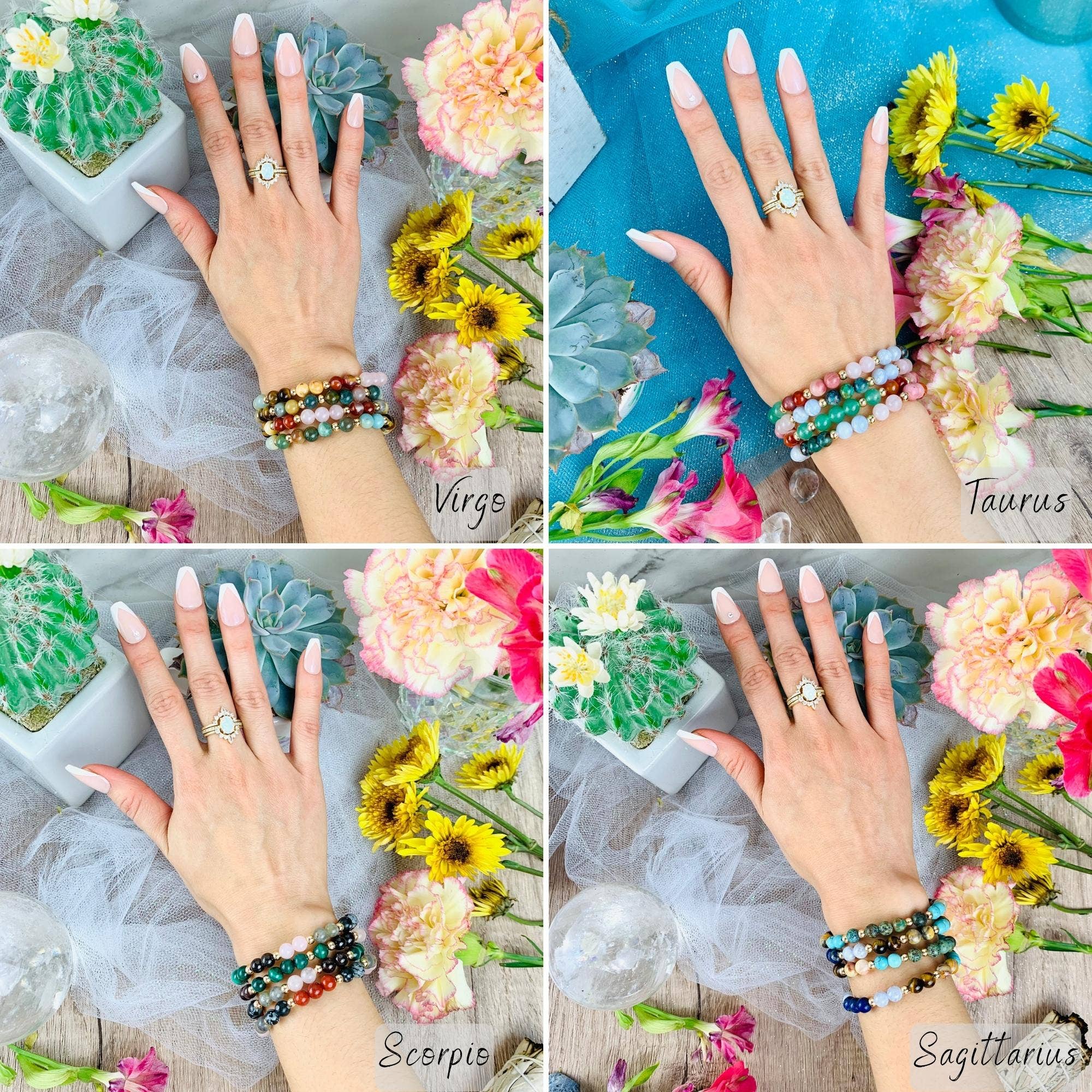 Soul Charms - Wholesale Jewelry Set - Wholesale Zodiac Crystal Bracelets Starter Set6