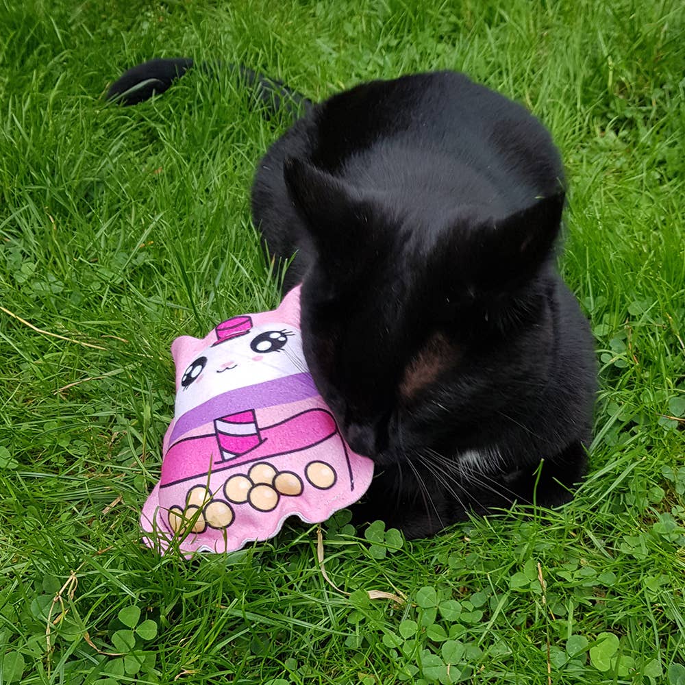 4cats Heimtierbedarf GmbH - Wholesale Pet Toy - Cat - 4cats Kawaii Food Collection - Bubble Tea Cat - 4 Pieces1