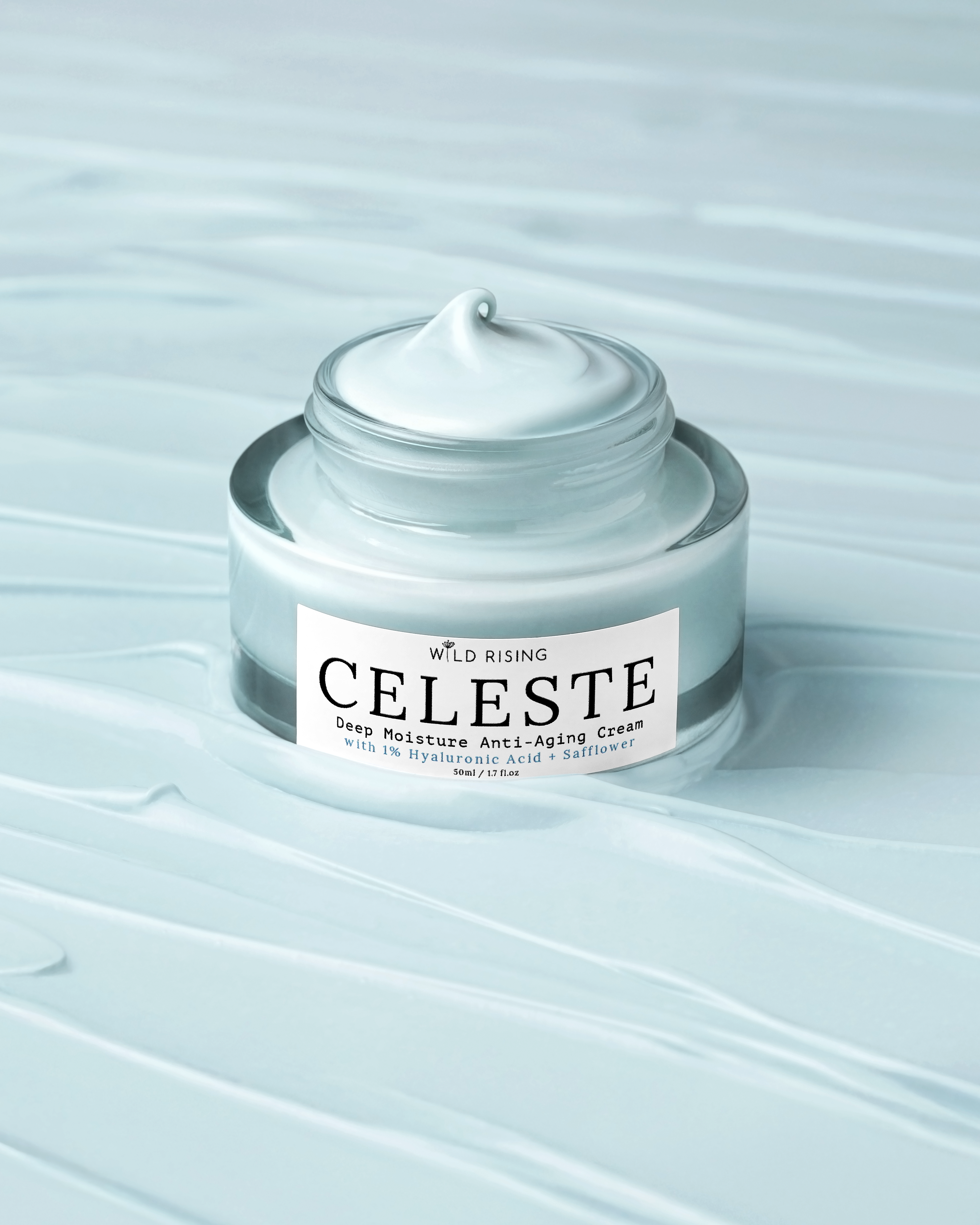 Wild Rising Skincare – wholesale Anti-aging moisturiser – Hyaluronic Acid Anti-Aging Face Cream2