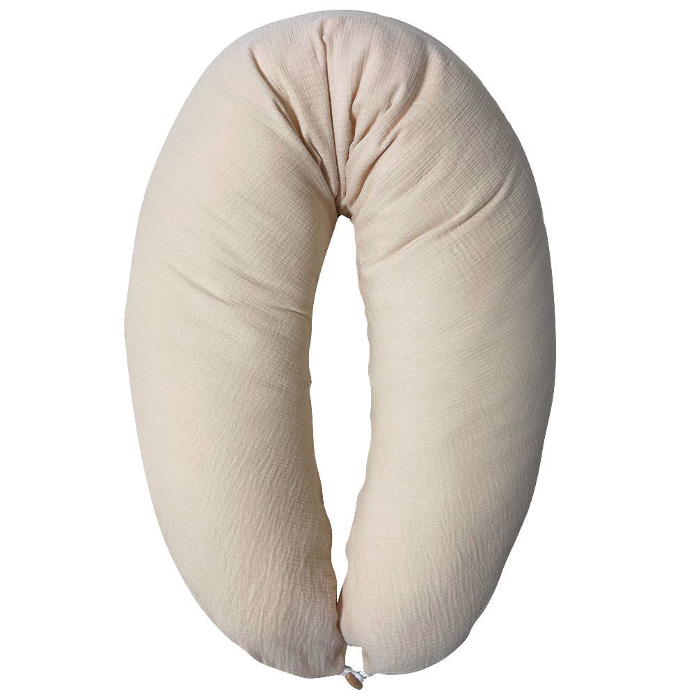 HOBEA-Germany GmbH - Wholesale Nursing Pillow/Pad - Maternity - Nursing pillow muslin taupe1