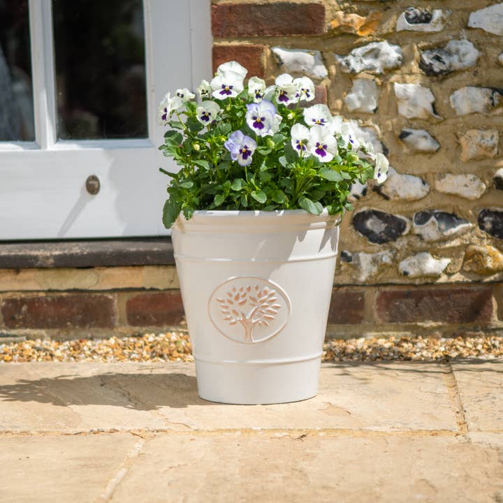 CREEKWOOD GARDEN AND GIFT LTD - Wholesale Plant Pot - 30cm Blenheim Pot - Off White
