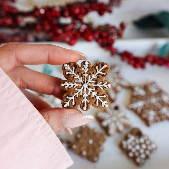 My Little Bake Box - Wholesale DIY food kit - Scandi Gingerbread Snowflake Christmas Biscuit Baking and Decorating Kit4