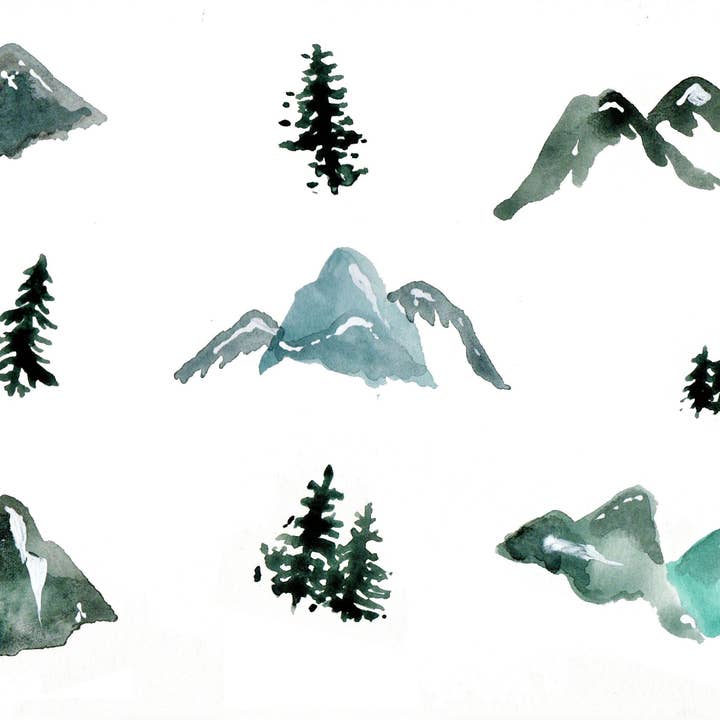 Peak To Pine Designs - Wholesale Bedding Blanket - Kids & Baby - Vintage Grove Paintings Blanket36