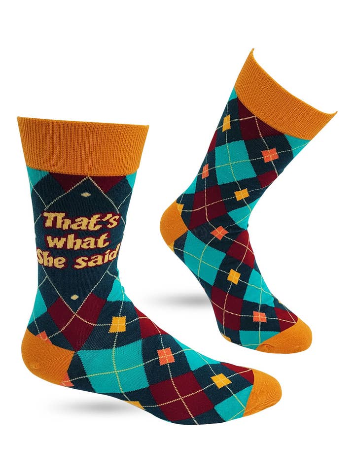 Calcetines de Hombre de Novedad "Eso Dijo Ella" para venta al por mayor de Fabdaz