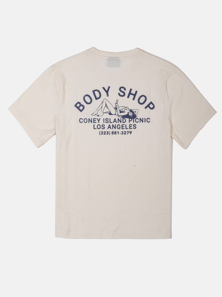 Graphic T-shirt van de Body Shop voor wholesale door Coney Island Picnic
