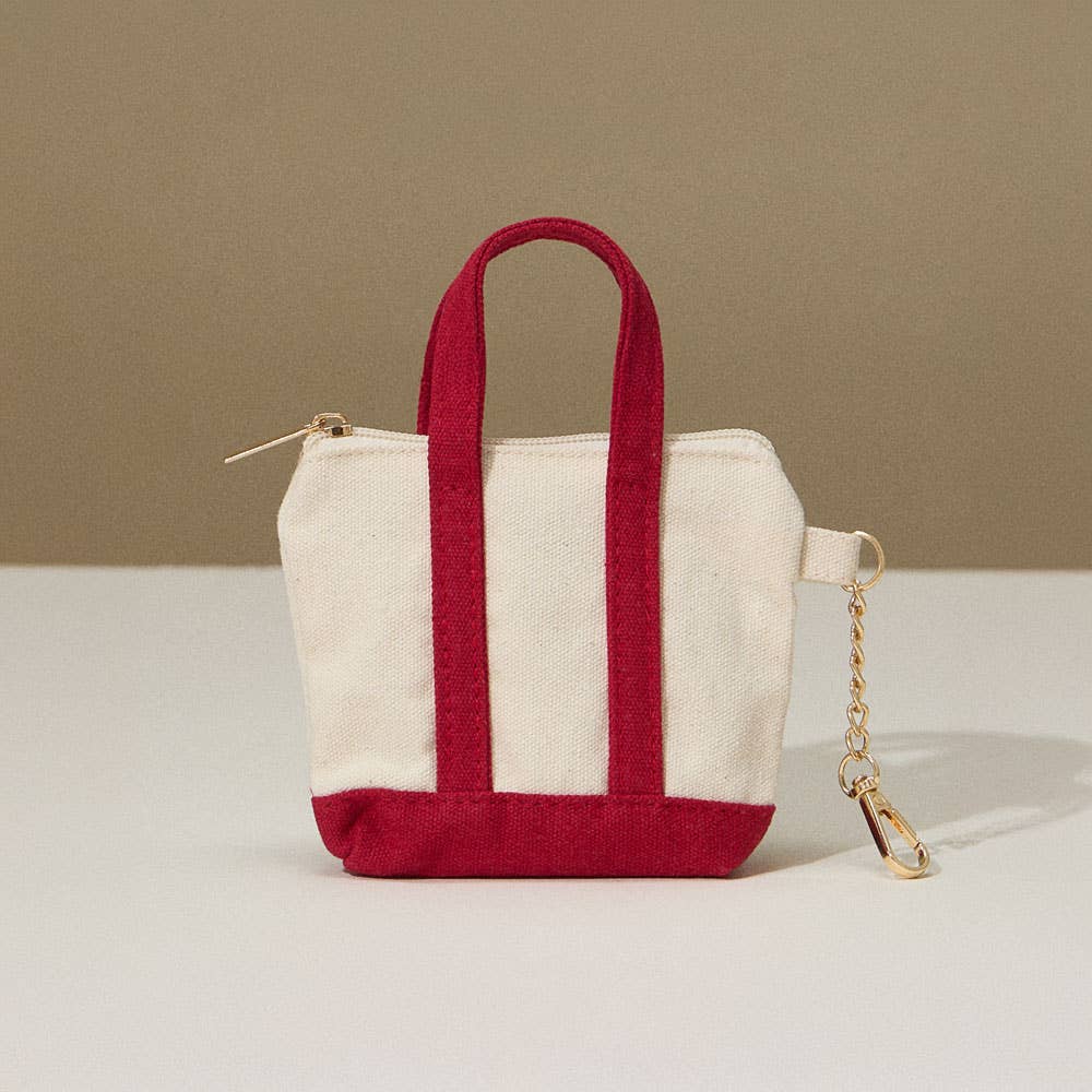 Sensibling Corp. – wholesale Pouch – Women’s – Mini Canvas Pouch Bag / Bag Charm5