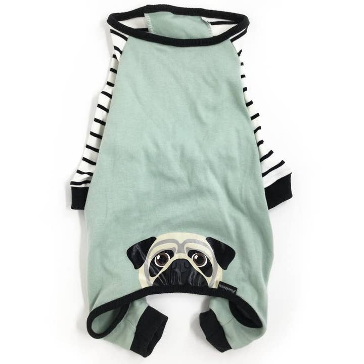 Pug Pajamas | Pug Dog Clothing | Fawn Pug dog for wholesale by Frenchiestore