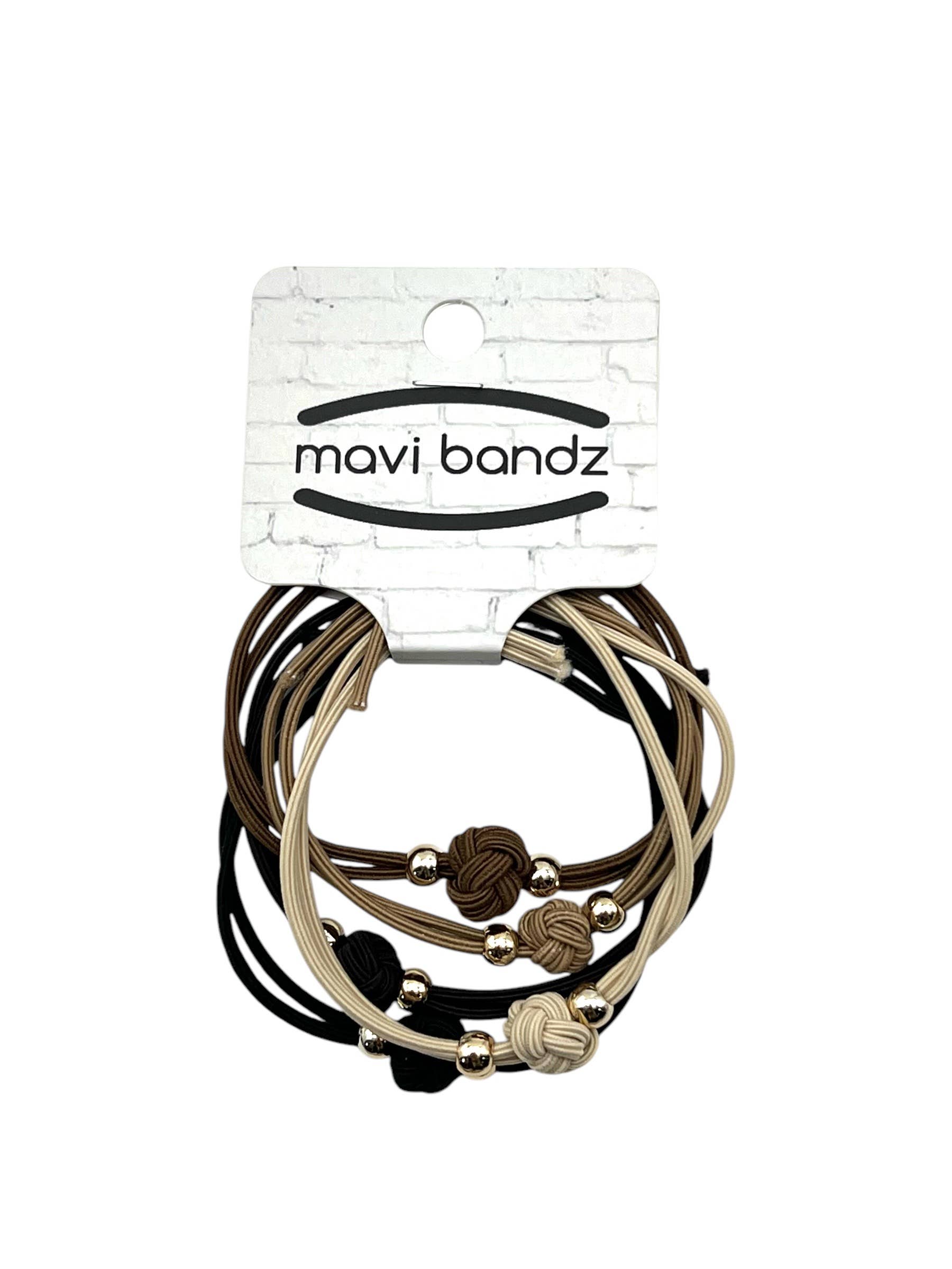 Mavi Bandz - Wholesale Hair Tie - Knot Bracelet Hair Tie Stack Accessories Pony Tail3