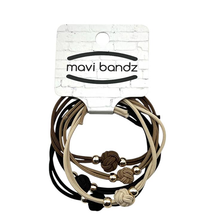 Mavi Bandz - Wholesale Hair Tie - Knot Bracelet Hair Tie Stack Accessories Pony Tail3