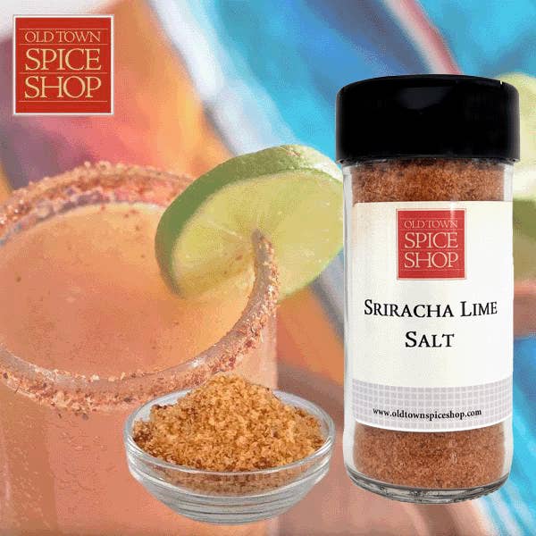 Sriracha Lime Salt Gourmet Salt for Cocktails & Cooking for wholesale by Old Town Spice Shop