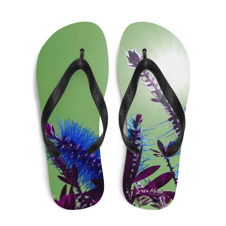 Sara Marie Hawai'i – Großhandel Flip-Flops – Damen – Gummipantoffeln - Abstract Flower Burst 1