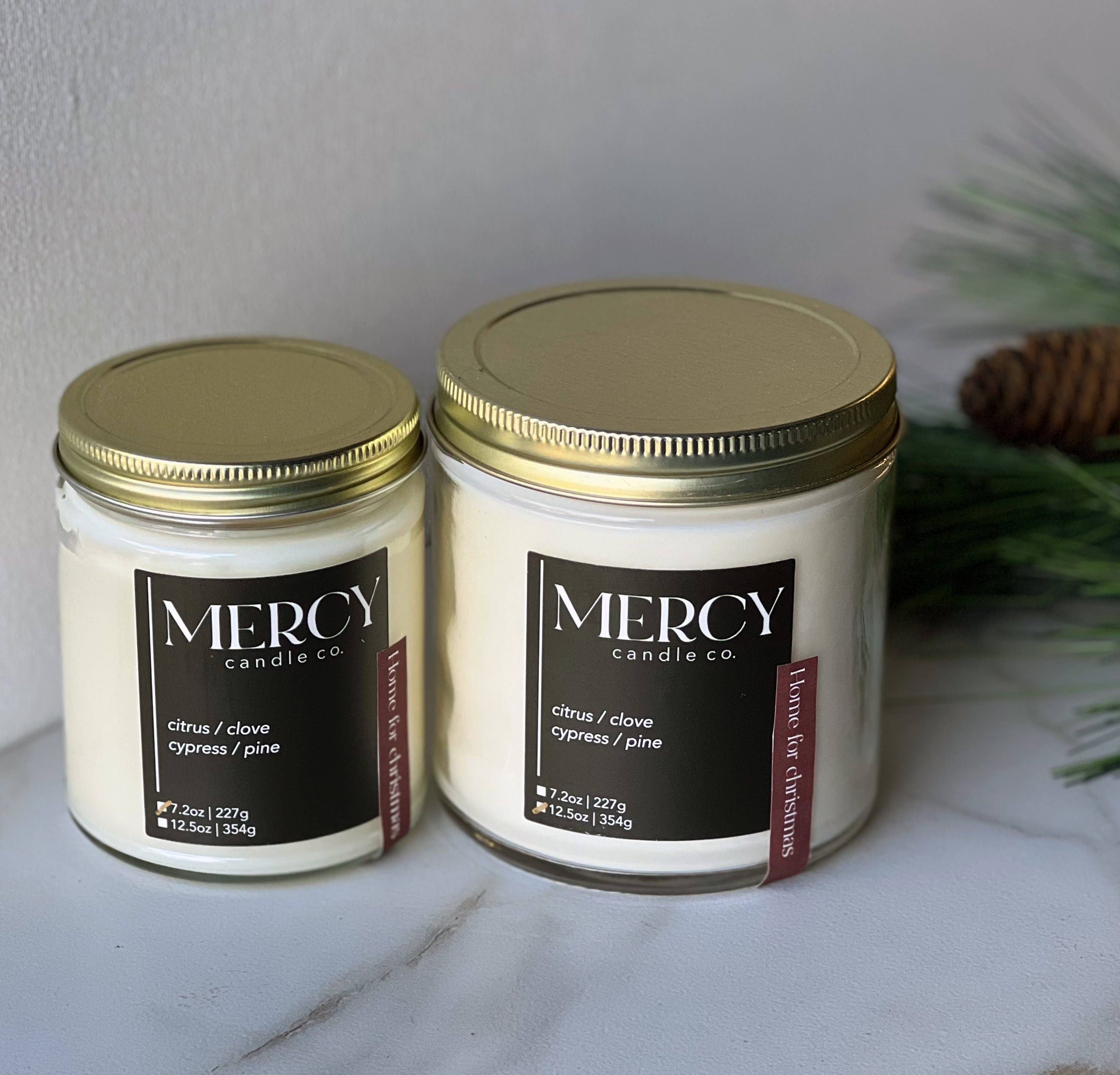 Mercy Candle Co. - Wholesale Jar/Filled Candle - Home For Christmas Signature Candle3