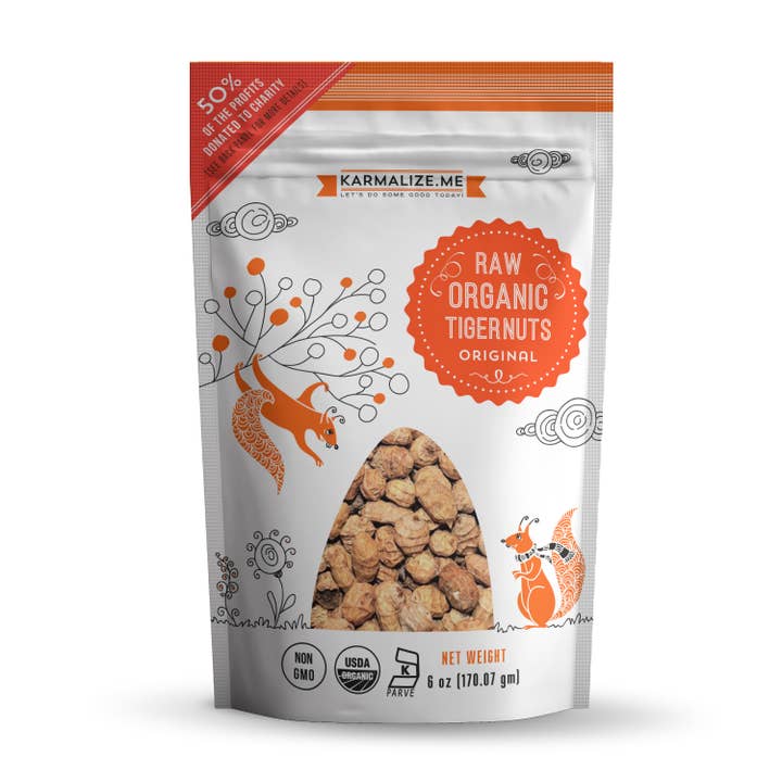 Karmalize.Me - Wholesale Nuts - Organic Tiger Nuts - 6oz Unpeeled