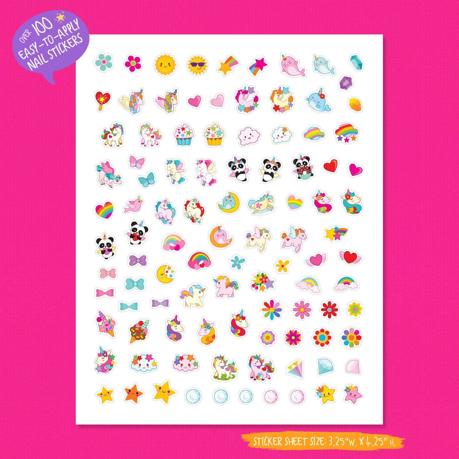 The Piggy Story | Gifts for Kids – Adesivo - Crianças e bebés por atacado – Autocolantes de Unhas Cutie Chic | Mais de 100 Autocolantes Acredita na Magia3