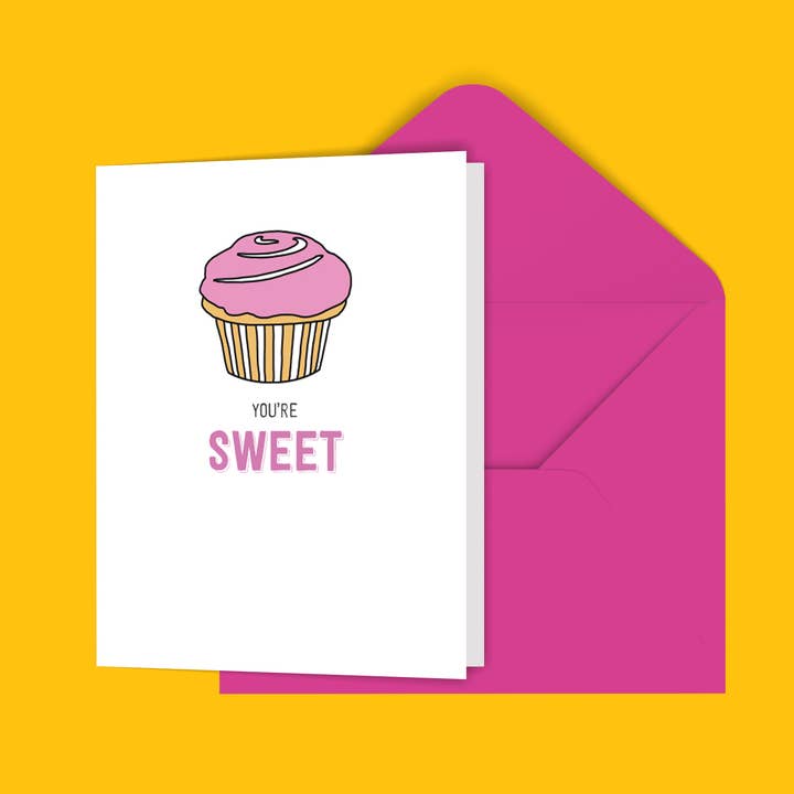 Du er Sweet Card for engroshandel hos Black River Letterpress & Paper Co.