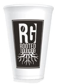 Shop The King - Wholesale Disposable Cup - Rooted Grounds Foam Cups 12 oz 1000ct0
