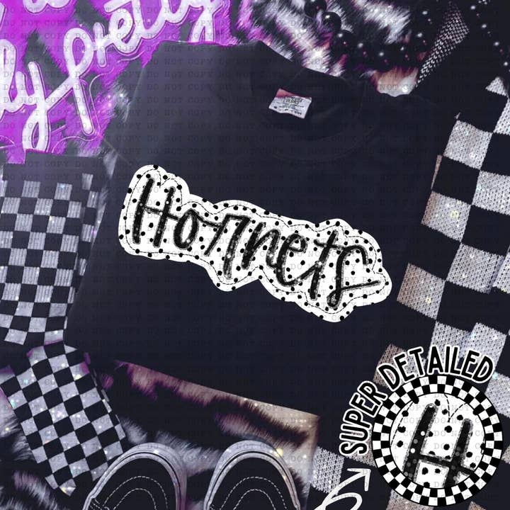 Simple Tymes – Engroshandel Sublimationstryk – Dotted Applique Teams DTF-print30