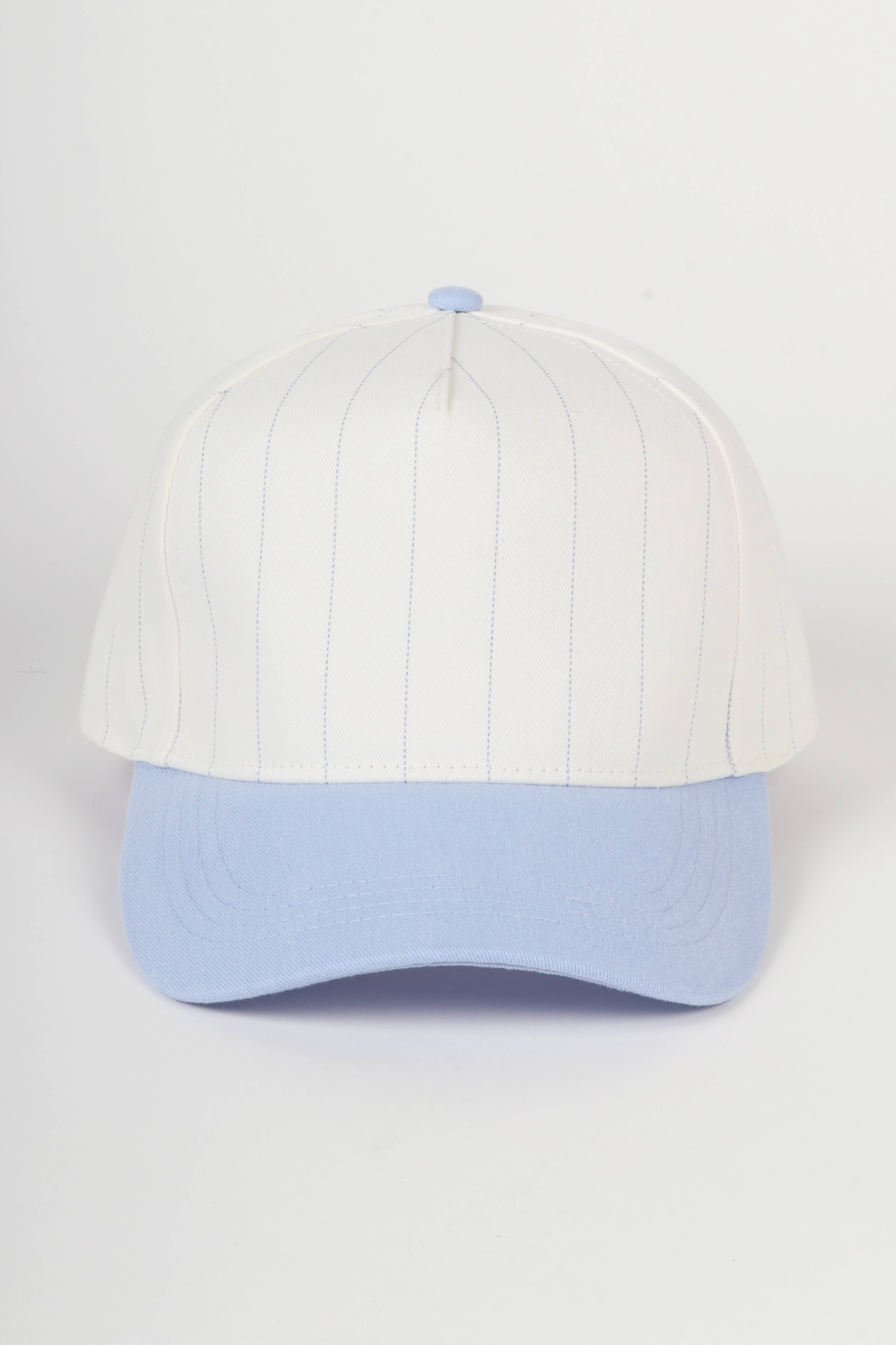 David And Young - Wholesale Baseball Cap - Unisex - Pinstripe Two-Tone Baseball Cap9