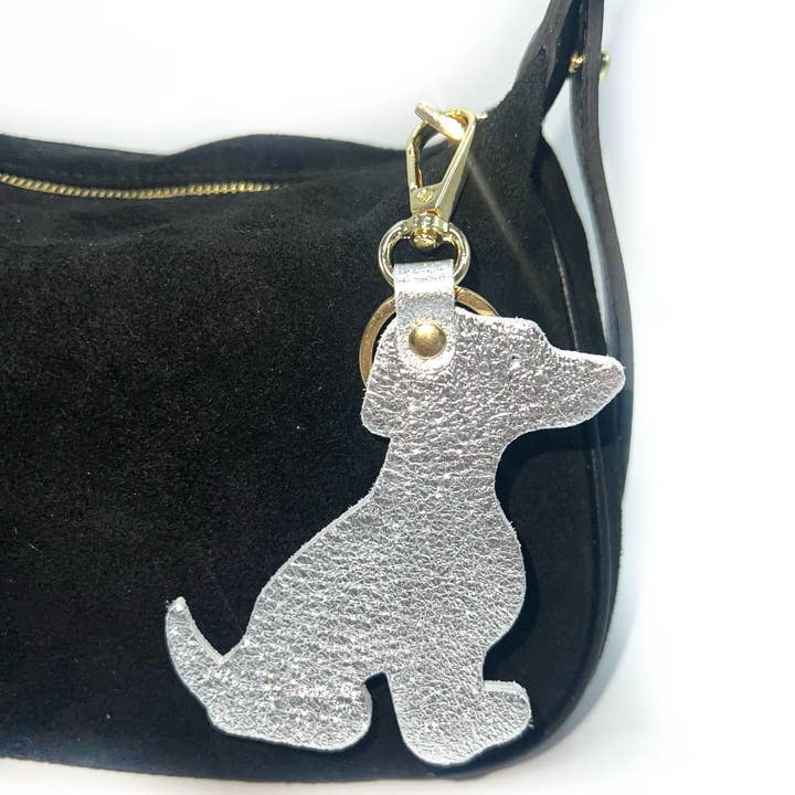 LINETA - Wholesale Keychain - Women's - PTC-1 Keychain with dog patterns in synthetic leather7