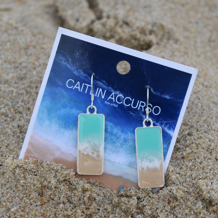 Ocean Bliss Earrings for wholesale by Caitlin Accurso Art