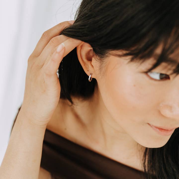 Sydney Rose Co. - Wholesale Hoop Earrings - Willow Hoops / Sterling Silver5