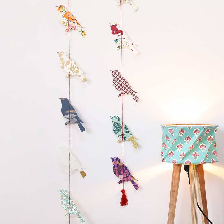 Bird Paper Hanging | Set of 2 for wholesale by Zwende