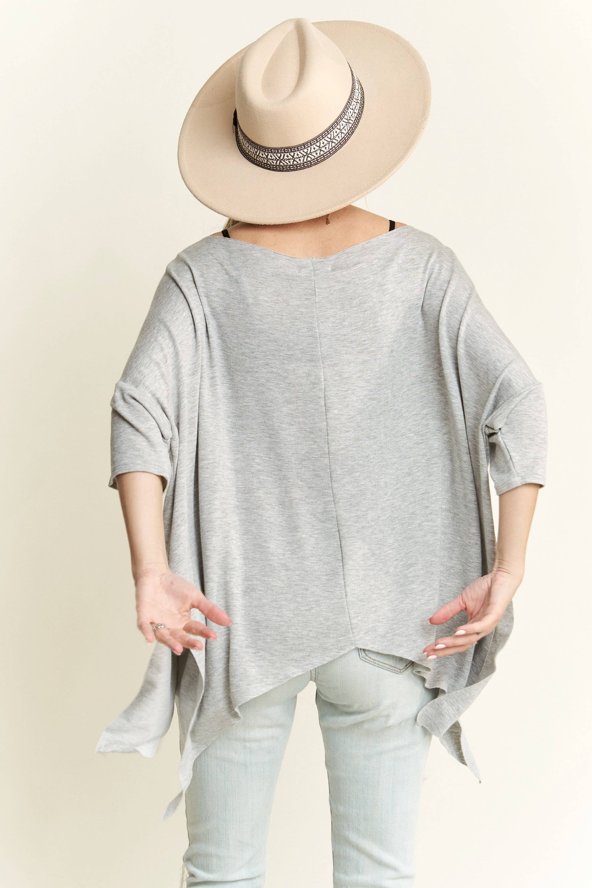 Madelyn – Großhandel Tunika – Damen – LYT9173-ÜBERGROßES AUSGESTELLTES TUNIKA-OBERTEIL17